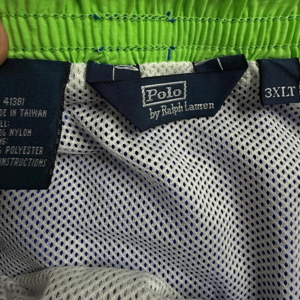NWT Polo Ralph Lauren‎ Swim Trunks Mens 3XLT Blue Big & Tall Mesh Lined